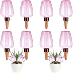 8 Pcs Plant Watering Globes Self Watering Planter Insert Plants Top Fill Water by Unknown