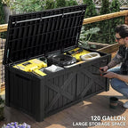 YITAHOME 150 Gallon Large Deck Box - Image 6