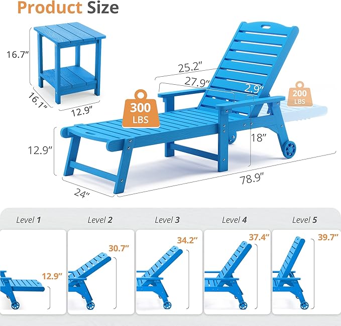 LUE BONA Chaise Lounge Chair - Image 2