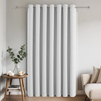 Joydeco Blackout Patio Sliding Door Curtains 96 Inches Long, Grommet Privacy by JOYDECO