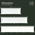 Mayne Cape Cod 4ft Window Box - Image 8