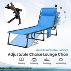 Folding Chaise Lounge Chair - 400lb Capacity - Image 4