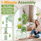 iDavosic.ly Plant Stand Indoor Outdoor, 5 Tier Corner Metal Flower Display - Image 2