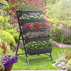 SEJOV 2 Pack Vertical Raised Garden Bed, 5 Tiers Elevated Planter Box - Image 9