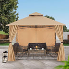 MASTERCANOPY Patio Gazebo Steel Frame Outdoor Gazebo - Image 6