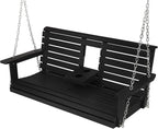 Poly Lumber 3-Seat Porch Swing, HIPS 5-Feet Bench Swing - Image 8