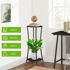 YINMIT Plant Stand Indoor, Round Potted Holder Rack, Flower Pot Stand Shelf - Image 6