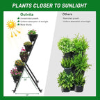 Outvita 4.4 FT Vertical Garden Bed, 5 Tier Vertical Raised Planter, Removable - Image 5