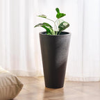 VEVOR Set of 2 Tall Planter for Outdoor Indoor Plants 24inch, Tall Taper Flower - Image 8
