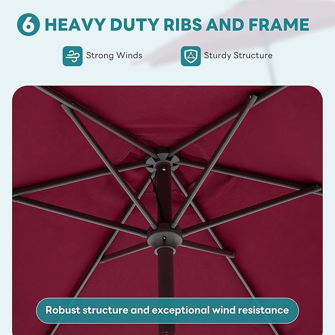 OLIXIS 7.5ft Patio Umbrella - Image 3