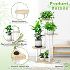 Plant Stand Indoor, 4 Tier Thickened Metal Corner Plant Shelf - Image 3