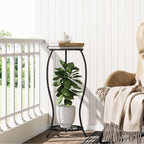 Plant Stand Indoor Outdoor, 2 Tier Metal Tall Plant Stand, Flower Pot Stand - Image 6