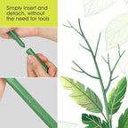 10 Pack Plant Support Stakes for Indoor Plants, 27.56 Inch Twig Plant Sticks - Image 6