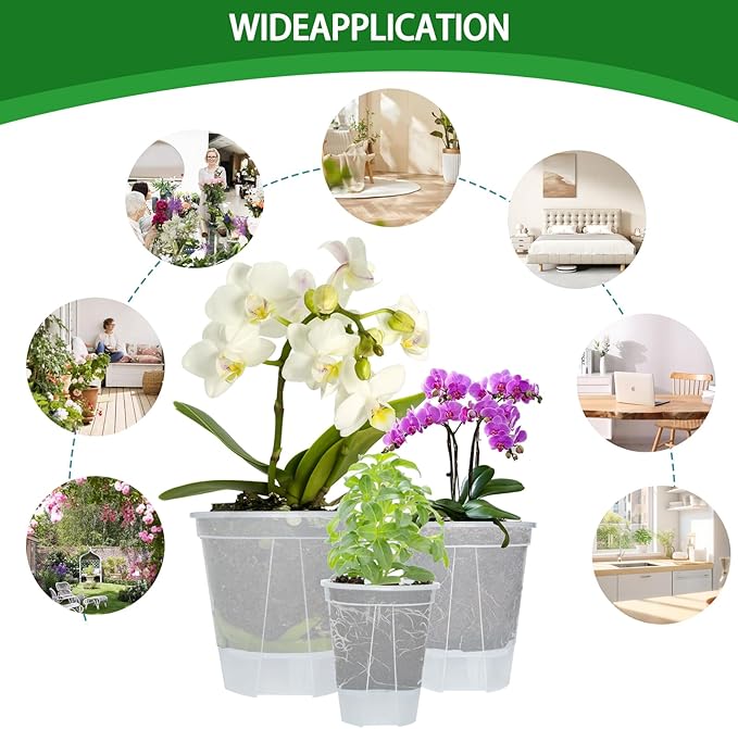 Cdd's Path 6-Pack Bare Root Planter Self Watering Pots Set - Image 2