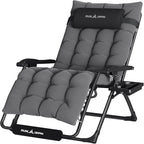 UDPATIO Oversized Zero Gravity Chair 29In XL Patio Reclining Chair by UDPATIO