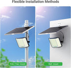 intelamp Solar Flood Lights Outdoor Waterproof, 20000mAh 2000LM Floodlight - Image 5