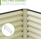 Best Choice Products 6x3x2ft Outdoor Metal Raised Garden Bed, Deep Root Box - Image 5