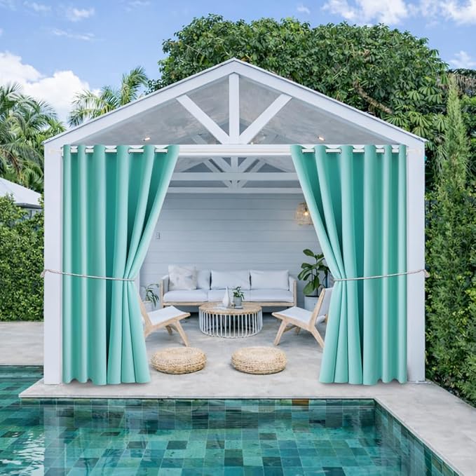 DIVA EN CAMINO DEC Outdoor Patio Curtain Waterproof Darkening Thermal Insulated by DivaenCamino