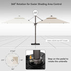 9x12FT Cantilever Patio Umbrella - Image 4