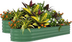 Garvee 2 Pack Galvanized Raised Garden Beds by Garvee