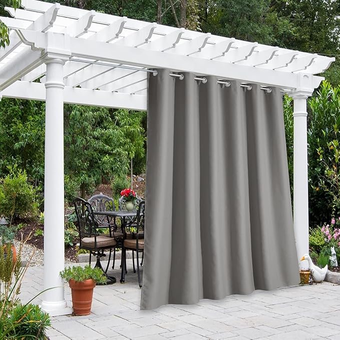 NICETOWN Bedroom Curtain for Patio Room Darkning, Thermal Insulated Rustproof by NICETOWN