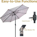 Sunnydaze Outdoor Patio Umbrella - Image 2