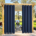 NICETOWN Outdoor Curtain for Patio Waterproof, Rustproof Top and Bottom Grommet by NICETOWN