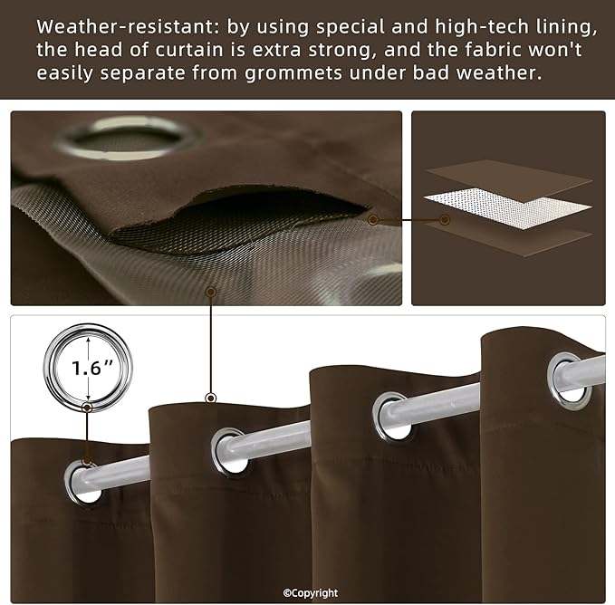 DIVA EN CAMINO DEC Water Proof Outside Curtains - Image 3