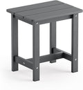 LUE BONA Outdoor Side Table, HDPS Small Outdoor Adirondack Side Tables by LUEBONA