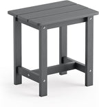 LUE BONA Outdoor Side Table, HDPS Small Outdoor Adirondack Side Tables by LUEBONA