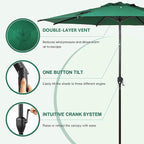 Abba Patio 11FT Lyon Outdoor Patio Umbrella Outdoor Table Umbrella - Image 2