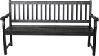 JONATHAN Y BNH101C Laurel 59.1" 3-Seat Slat-Back 600-Lbs Support Acacia Wood - Image 6