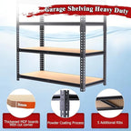 72" H Storage Shelves, Storage Shelves Heavy Duty, 2400LBS Metal Shelving Units - Image 4