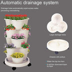 5-Tier Vertical Garden Tower Stackable Planter - Image 3