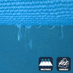 SUNNY GUARD Custom Size 9'x18' Turquoise Blue Sun Shade Sail Rectangle UV Block - Image 5