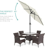 Best Choice Products 7.5ft Heavy-Duty Round Outdoor Market Table Patio Umbrella - Image 2