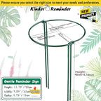 6-Pack Snake Plant Support Stakes, Half-Round Peony Cages and Supports - Image 3