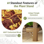 Large Plant Stand Indoor Plant Stands Outdoor Tall Plant Shelf - Image 4