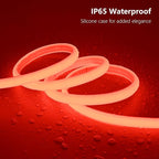 AC 110V COB LED Strip Lights Outdoor Waterproof 65.6ft, IP65 Flexible Cuttable - Image 2