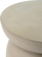 Christopher Knight Home Stela Patio Lightweight Concrete Drum Side Table - Image 8