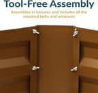 Sunnydaze 11.75" H Raised Metal Garden Bed - Image 5
