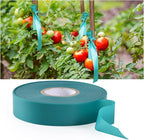 4 Rolls Stretch Tie Tape, 1” Wide 200FT Reusable Garden Plant Ties Green Tapes - Image 3