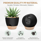 12 inch Large Self Watering Plant Pots, Flower Pots Planters - Image 3