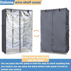 Waterproof Shelf Cover, 600D Heavy Duty Dustproof Storage Wire Rack Covers - Image 5