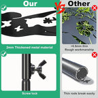Solar Dog Light Outdoor Decorative, Metal Black Dog&Cat Silhouette Solar Garden - Image 7