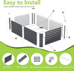 6x3x2FT Galvanized Raised Garden Bed, Galvanized Planter Boxes Outdoor - Image 3