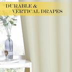 NICETOWN Blackout Kitchen Window Curtain 45 inches Length - Image 5