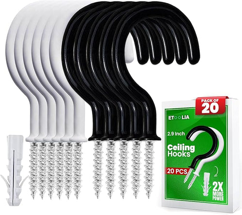 20 Pcs Ceiling Hooks for Hanging Plants by Etoolia