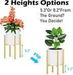 Heavy Plant Stand for 10"-16" Plant Pot Indoor Outdoor Corner, Adjustable Metal - Image 5