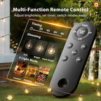 addlon 200FT Solar String Lights Outdoor Waterproof - Image 3
